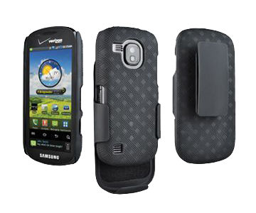 OEM Verizon Samsung Continuum Galaxy S SCH-i400 Shell/Holster Combo (Black)
