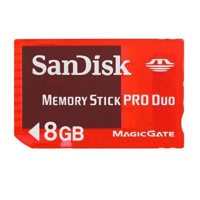 8GB Memory Stick Pro DUO