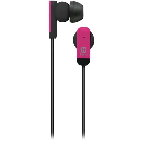IHOME IB4PX Noise-Isolating Earbuds (Red)