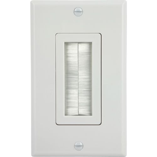 GE 87697 Single Brush Wall Plate