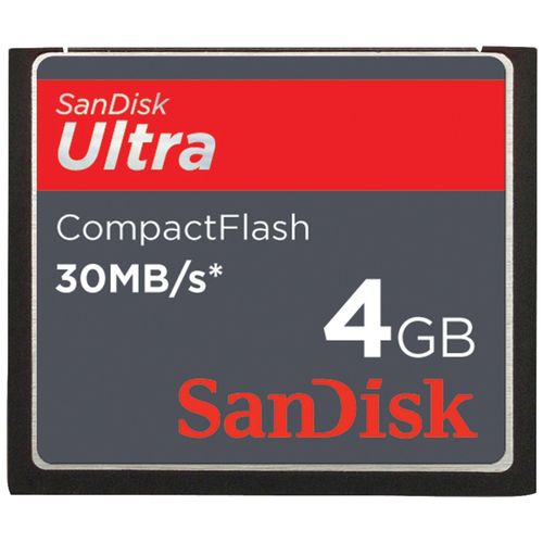SANDISK SDCFH-004G-A46 Ultra CompactFlash(R) Memory Card (4GB)