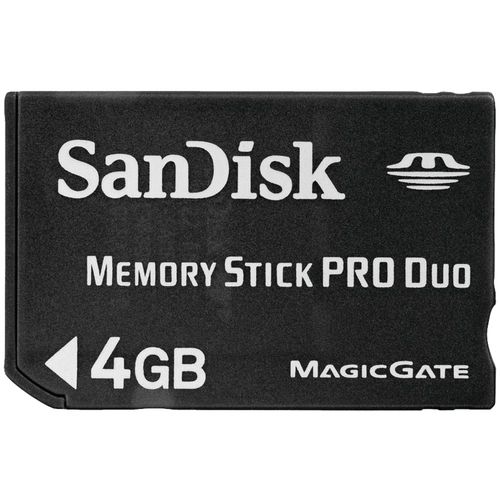 SANDISK SDMSPD-004G-A46 Memory Stick Pro Duo(TM) Memory Card (4GB)