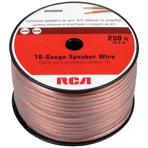RCA AH16250SR 16-Gauge Speaker Wire (250 ft)
