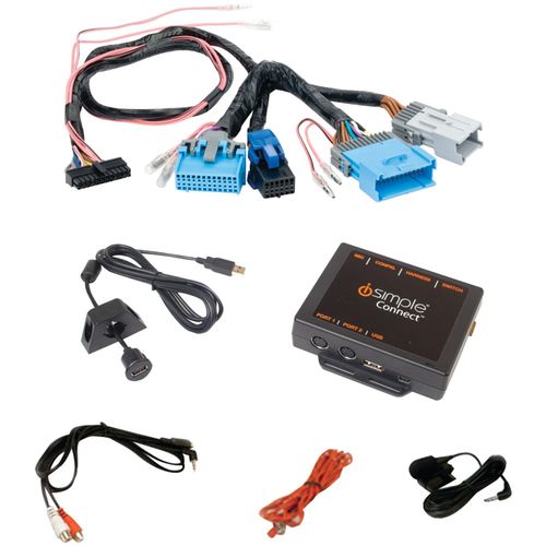 ISIMPLE ISGM655 Factory Radio Interface for DROID(TM), iPad(R)/iPhone(R)/iPod(R) & Other Smartphones for Select GM(R) Vehicles