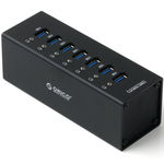 ORICO A3H7 Super speed 7 Port USB 3.0 Hub with  USB 3.0 Cable and Power Adapter Black