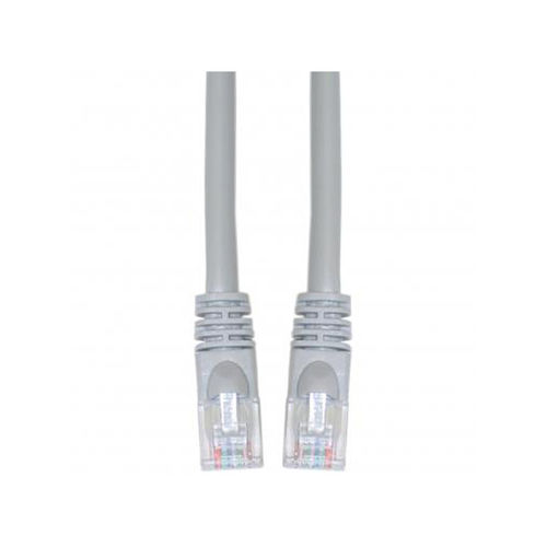 Cat 6 Gray Ethernet Crossover Cable, Snagless / Molded Boot, 14 foot