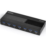 ORICO H727RK series 7 Ports USB 3.0 HUB with 3ft USB3.0 Cable and Power Adapter  Black