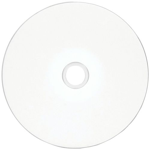 VERBATIM 97019 80-Minute/700MB 52x DatalifePlus White Inkjet Hub Printable CD-Rs, Wrapped 100 pk