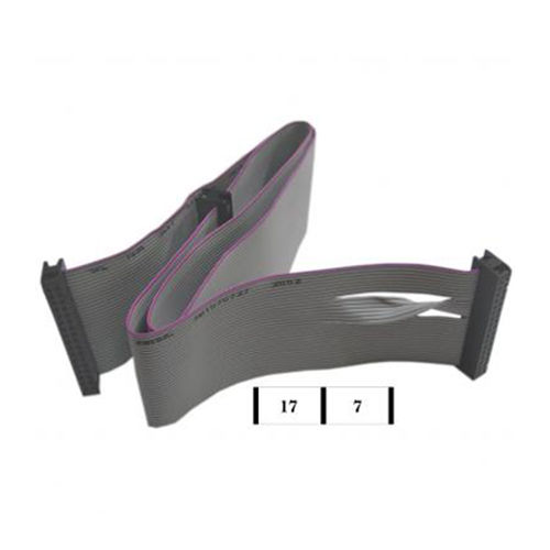 Floppy Drive Ribbon Cable, IDC 34, 3 Connectors, 2 Device, 24 inch