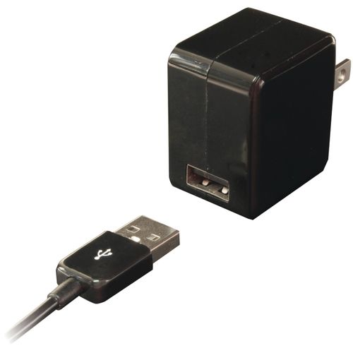 iEssentials IPL-AC-BK USB Wall Charger with USB 30-Pin Cable