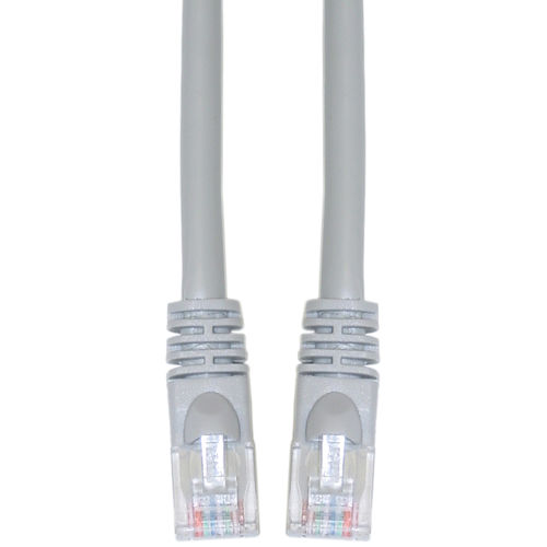 Cat 5e Gray Ethernet Patch Cable, Snagless / Molded Boot, 200 foot
