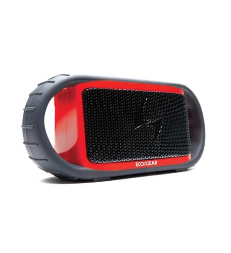 ECOXBT Red Waterproof Speaker w/ BT