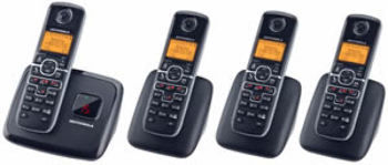 DECT6.0 cordless w/ answering-4 handsets