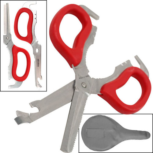 Tools Multi-Purpose Detachable Scissors - Red