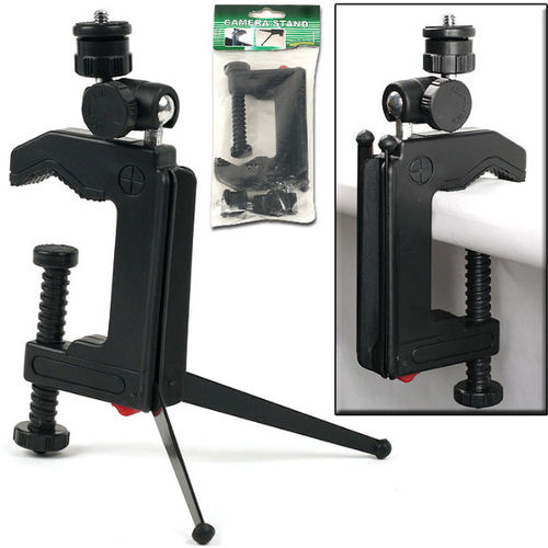 Swivel Camera Stand - Tripod or Table C-Clamp