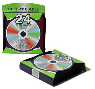 24-Disk CD Wallet Case Pack 12