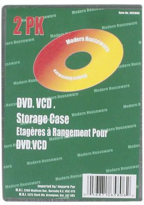 2-Pack DVD Storage Cases Case Pack 25