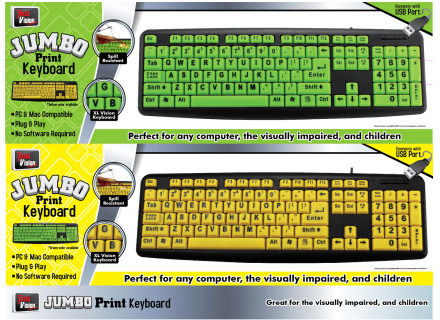 Glow-In-The-Dark Keyboard