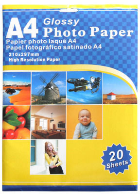 20-Count 8.5""x11"" Photo Printing Paper Case Pack 8