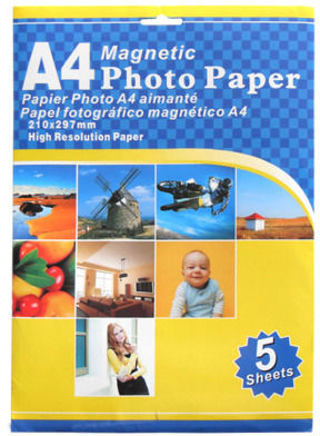 5-Pack Magnetic Photo Paper Case Pack 4