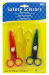 3-Pack Safety Scissors Case Pack 12
