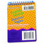 English/Spanish Flipcards: Date/Time/Weather Case Pack 12