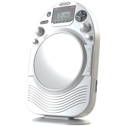 JENSEN JCR-525 AM/FM Stereo Shower Radio with CD
