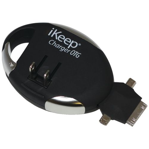 POLDERA IKCOTG-BLK iKeep(R) OTG Charger (Black)