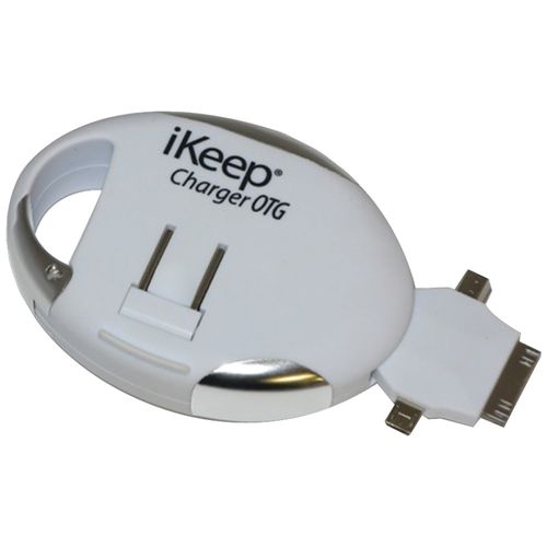 POLDERA IKCOTG-WHT iKeep(R) OTG Charger (White)