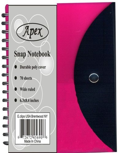 Snap Note Book - 6"" x 9"" Case Pack 48