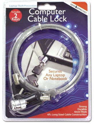 Computer Cable Lock Case Pack 4