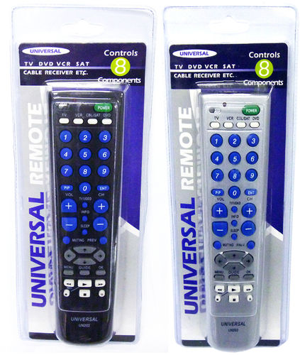 Universal Remote with 8 Functions Case Pack 48