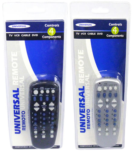 Universal Remote with 4 Functions Case Pack 48