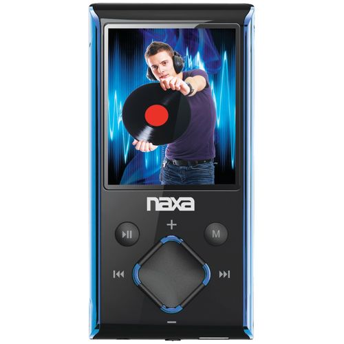 NAXA NMV173NBL 4GB 1.8"" LCD Portable Media Player (Blue)