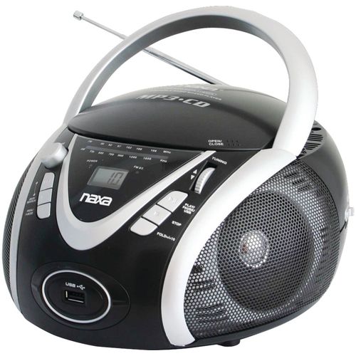 NAXA NPB246 Portable CD/MP3 Player with AM/FM Radio