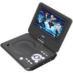 NAXA NPD952 9"" TFT LCD Swivel Screen Portable DVD Player