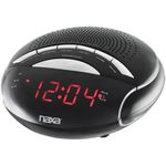 NAXA NRC170 Digital Alarm Clock with AM/FM Radio