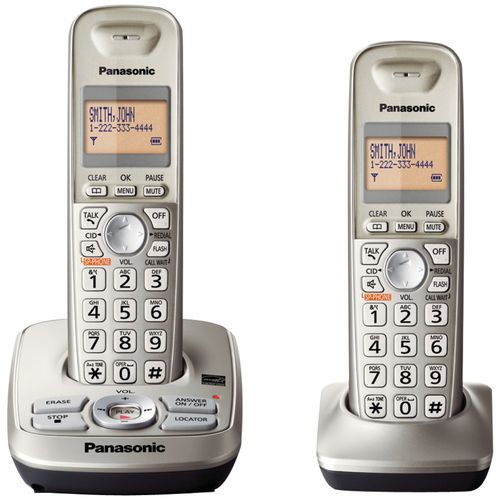 PANASONIC KX-TG4222N DECT 6.0 Plus Cordless Phone System (2-Handset System)