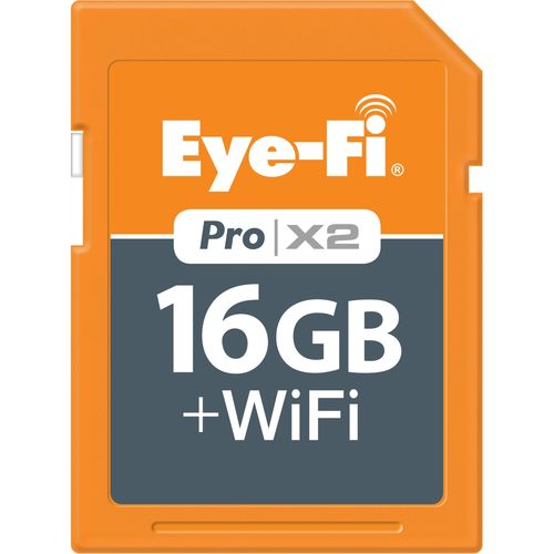 Eye-Fi Pro X2 16GB SDHC Wi-Fi Cl 10