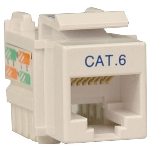 TRIPP LITE N238-001-WH CAT-6/CAT-5e 110 Style Keystone Jack (White)