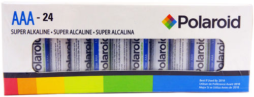 Polaroid Super Alkaline AAA Batteries 24 Pack Case Pack 4