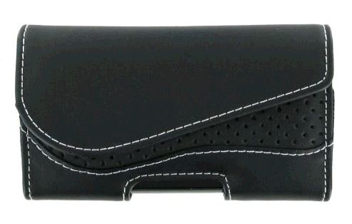 Wireless Genius Universal Horizontal Case with Belt Clip for Large sized phones - Black