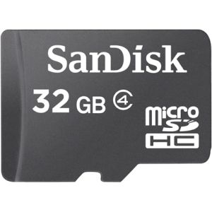 microSDHC 32GB Memory Card W/Adapter