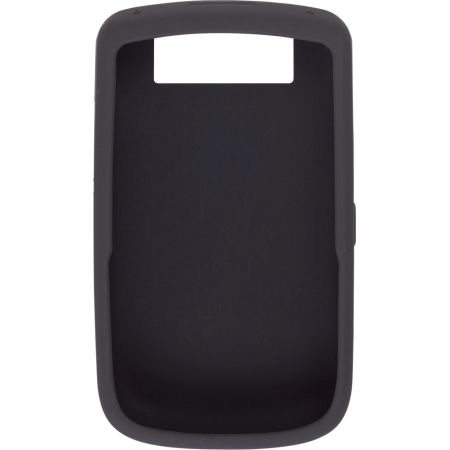 BlackBerry Silicone Rubber Gel Skin Cover Wrap for BlackBerry Tour 9630 (Black)