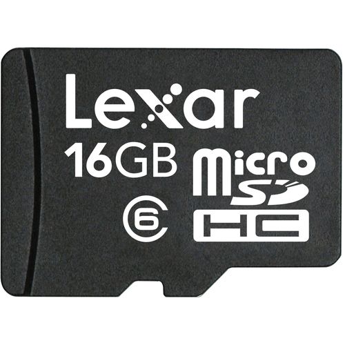 16GB microSDHC w/no adapter CL6