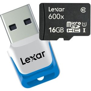 16GB UHS-1 micro SDHC 600X CL.10