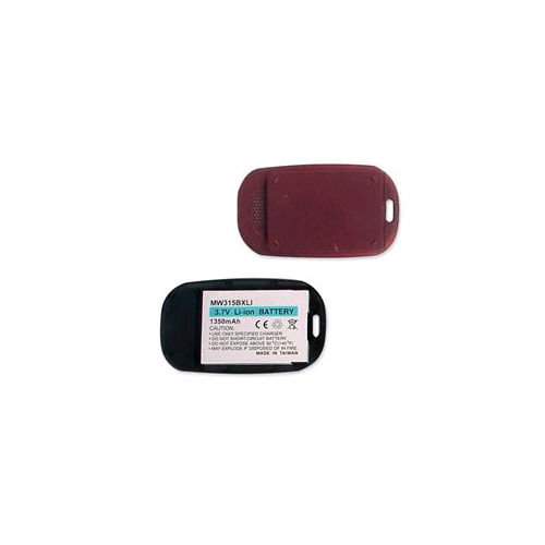 Technocel Lithium Ion Extended Battery & Door for Motorola W315 - Red