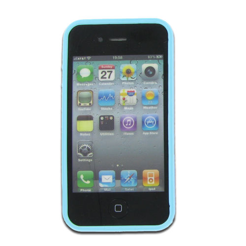 Apple iPhone 4S/ CDMA/ 4 Fusion Candy Cases Purple + Blue+FREE Screen Protector