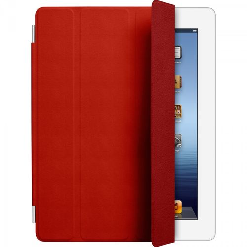 Apple MD304LL/A iPad Leather Smart Cover (Red)