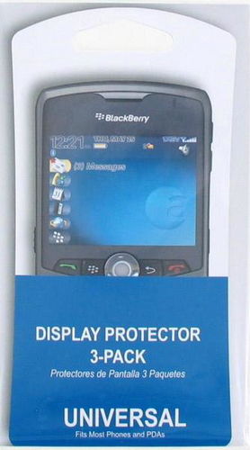 Qmadix Universal Screen Protector fits Most Phones and PDA's (3 Pack)